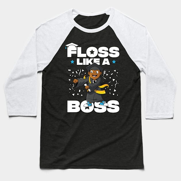 Floss Like A Boss Class Of 2019 Graduation Baseball T-Shirt by trendingoriginals